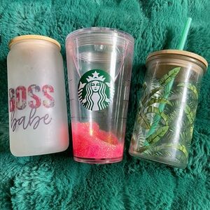 Iced coffee/cold drinks tumblers